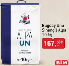 SİNANGİL ALPA BUĞDAY UNU 10 KG